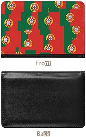 פורטוגל דגל מודפס דרכון מחזיק כיסוי ארנק מקרה עם כרטיס חריץ עור מפוצל נסיעות מסמכים ארגונית מגן