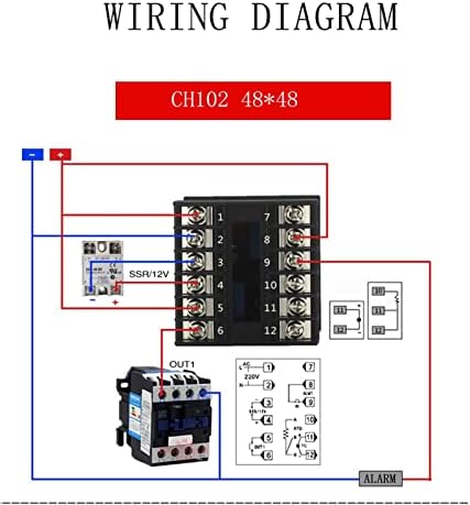 RORFFK פלט כפול SSR וממסר CH102 CH402 CH702 CH902 שני פלט ממסר LCD PID דיגיטלי בקר טמפרטורה חכמה 48-240V AC