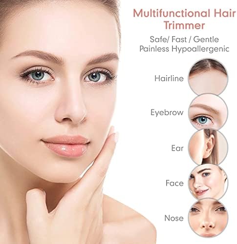 האף שיער גוזם נטענת ליתיום סוללה, דיוק האף ואוזן גבות שיער מסיר קוצץ עבור גברים ונשים, איפקס7 עמיד למים
