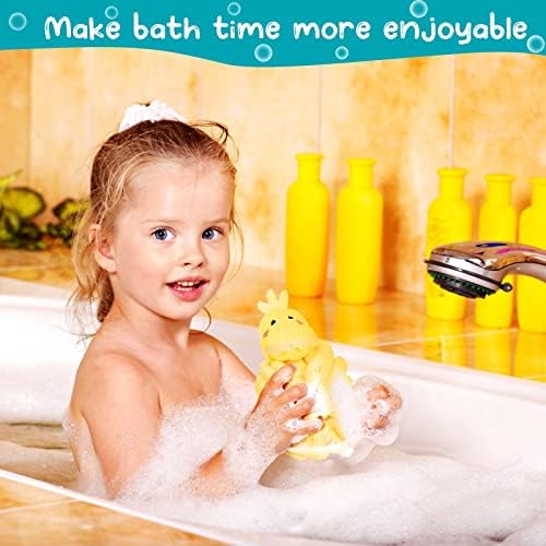 2 יח 'ספוג אמבטיה ילדים מקלחת גוף לופה חיה חמוד לופה ספוג ספוג מקלחת מצוירת לופה צבעונית אמבטיה פוף לרשת פעוטות