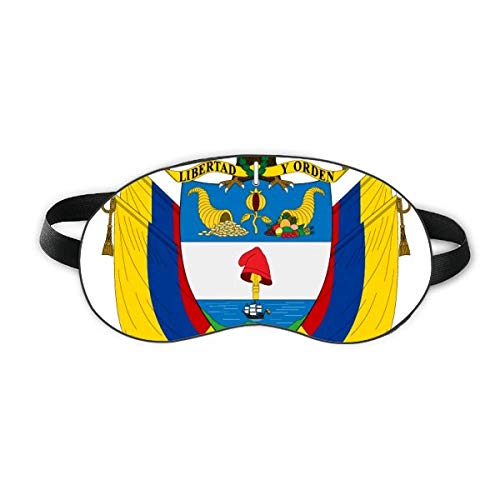 סמל לאומי קולומביה מדינה שינה מגן עיניים רך לילה כיסוי גוון כיסוי עיניים