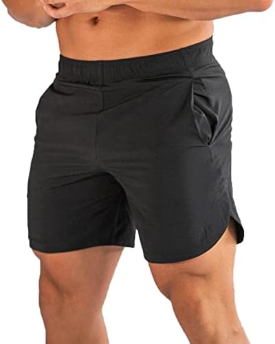 בינג ' יל גברים של אימון ספורט מכנסיים קצרים עם כיסים מהיר יבש קל משקל לנשימה כושר מכנסיים גברים מקרית ספורט