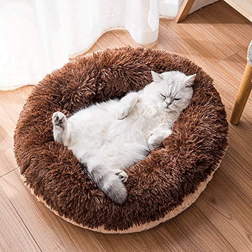 מיטת חתול עגולה ז ' ינג, כרית רכה ונוחה, ספה ניתנת לכביסה,לחיית מחמד קטנה מקורה