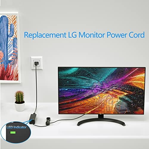 עבור כבל חשמל של צג LG 19V אספקת חשמל DC עבור צג אלקטרוניקה LG 32 27 24 23 22 20 19 LCD LED HD צג טלוויזיה צג מסך רחב החלפת