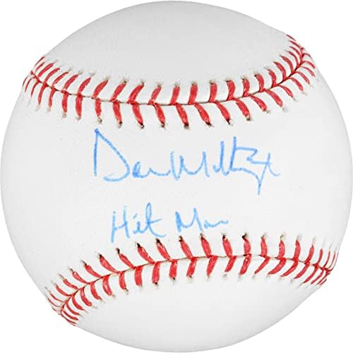 דון מאטטלי חתימה בייסבול עם כתובת היטמן - כדורי חתימה