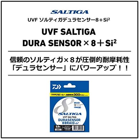 Daiwa Pe Line UVF Saltiga Dura חיישן x 8 + SI2, מס '0.6-10, 200/300/400 מ', רב צבעוני