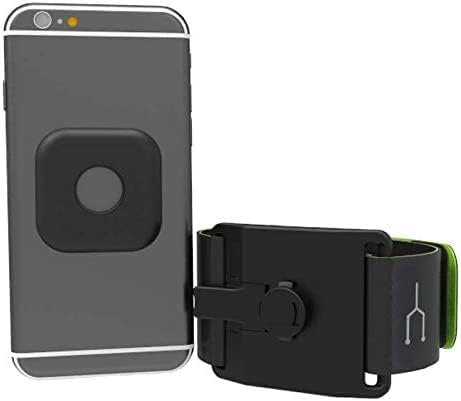 Navitech Black טלפון נייד עמיד למים פועל חגורת חגורת מותניים - תואם Withalcatel 3 סמארטפון