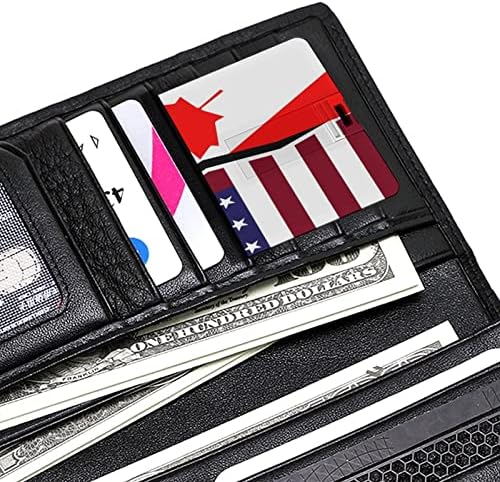 כרטיס אשראי אמריקני וקנדי כרטיס אשראי USB פלאש מזיכרון מותאם אישית מקל אחסון מפתח כונן 32 גרם