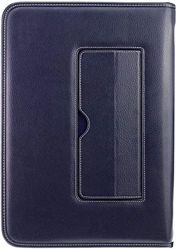 Broonel - סדרת קווי מתאר - מארז מגן עור כבד כחול - תואם לספר Thinkbook Lenovo 15 Premium Business 15.6 מחשב נייד