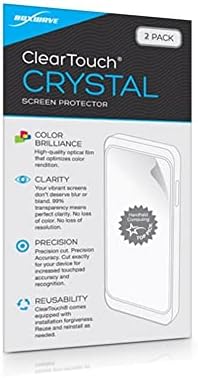 מגן מסך גלי תיבה התואם ל- LG 24 Monitor - Cleartouch Crystal, עור סרט HD - מגנים מפני שריטות עבור צג LG 24