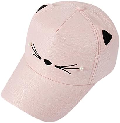 חתול אוזניים חמודות מגן סטודנט קפיץ אופנה בייסבול כובע כובע בייסבול כובע בייסבול מראות מכסי בייסבול לנשים