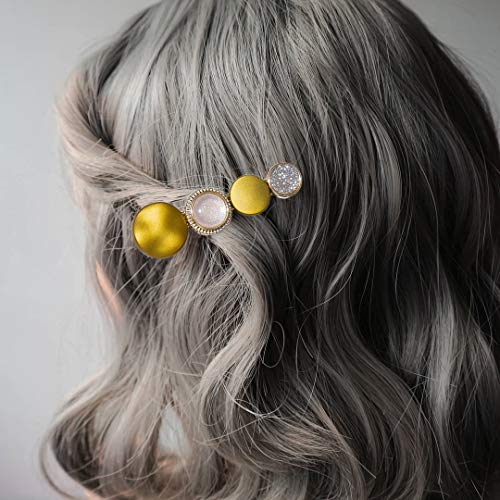 20 יחידות מקרון שיער קליפים לנשים - אקריליק פרל שיער קליפ בעבודת יד פרל שיער סיכות מתנות עבור בנות שיער סיכות לנשים אופנה שיער