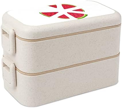 קופסת ארוחת צהריים בנטו בנטו כפולה בנטו מיכל בנטו מודרני עם סט כלים