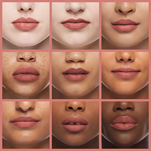 שפתון סנסציוני בצבע מייבלין, איפור שפתיים, גימור מט, שפתון לחות, עירום, ורוד, אדום, צבע שפתיים שזיף, ריסוק חימר, 0.15