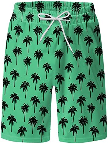 מכנסיים קצרים של חוף הוואי של ZDOO, קיץ פירות מצחיקים