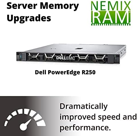 NEMIX RAM 32GB DDR4-3200 PC4-25600 ECC UDIMM שדרוג שדרוג שרת שרת תואם לשרת Dell PowerEdge R250 Rack