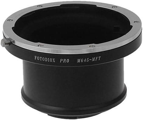 Fotodiox Pro Lens Mount Mount, Mamiya 645 Hount עדשת - מיקרו 4/3 מתאם מצלמת מצלמה מצלמה