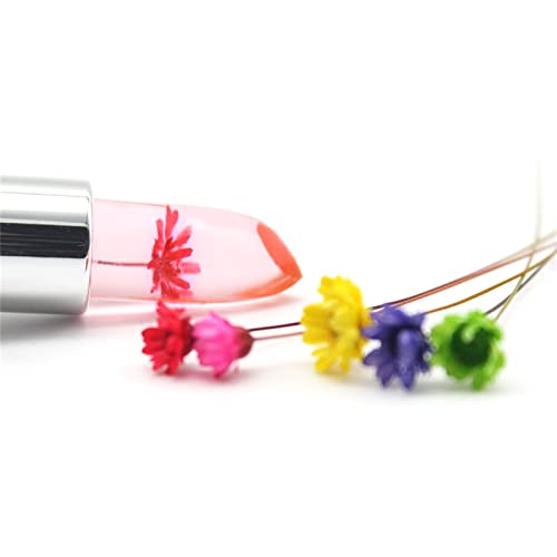 רולר גלוס לחות 6 צבע ליפסט ג ' לי טמפרטורת פרחים מיובשים צבע שפתון שינוי שפתון קוריאני שפתיים כתם