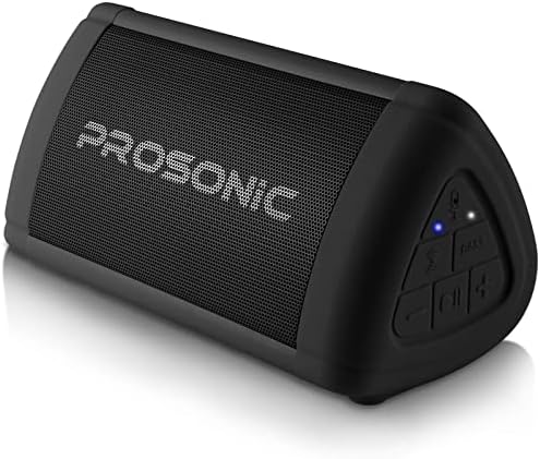 Prosonic BT3 רמקול Bluetooth אלחוטי נייד עם 10W Stereo Sound & Bass Boost -rich Sound & Bass אינטנסיבי -Bluetooth 5.0 -Microphone