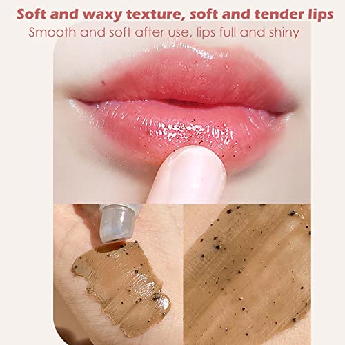 12 שפתיים לשפשף שפתיים טיפול מרגיע לחות שפתיים מסכת עבור סדוק וסדוק שפות, צעיר מחפש שפות נשים איפור