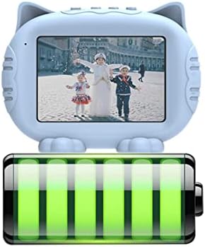 KISANGEL מסגרת דיגיטלית 3 יחידים מבוגרים שעון כחול ללא תמונה ילדים ילדים ילדים אלקטרוניים לאחסון מתנה מחזיק