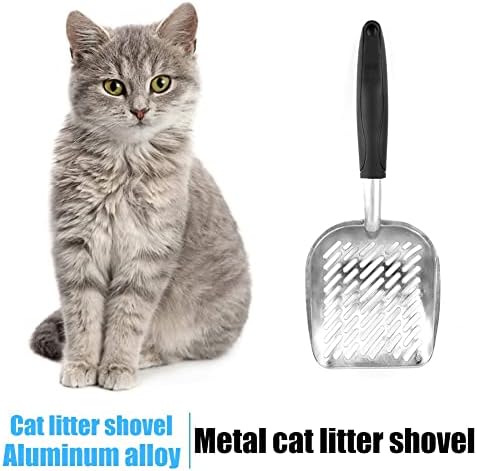 חיות מחמד חתול כלב סקופ אלומיניום סגסוגת שובל חול פסולת ניקוי כלים עבור ביתי בעלי החיים חתולי קישוט