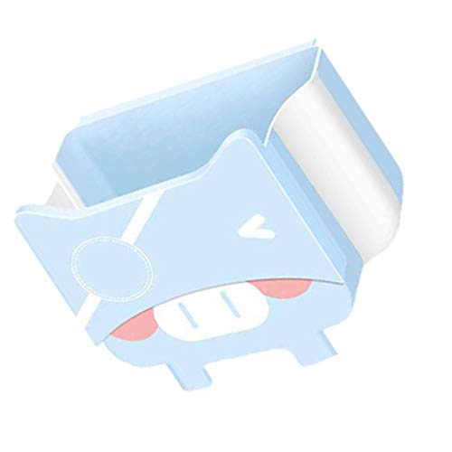קבילוק פלסטיק פחי אחסון מיכל תליית מטבח אשפה יכול מתקפל פסולת עבור ארון רכב שינה אמבטיה כחול מתקפל מתקפל סל