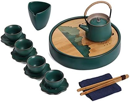 סט תה מודרני של Lkybooa סט ארבע כוסות סיר אחד פשוט להכנת תה מרפסת סלון
