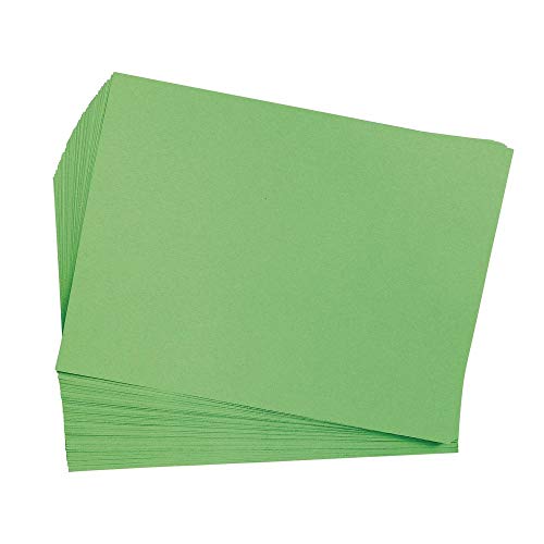 נייר בנייה, ירוק בהיר, 12 אינץ 'x 18 אינץ
