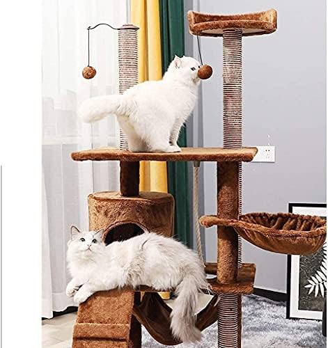 חתול דירת עץ גרוד חתול מגדל גרוד צעצוע טיפוס עץ מיטת רב רמת חתול פעילות מרכז סיסל חתלתול עץ שריטה 713