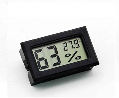 Veemoon Mini Hygrometer 6PCS טמפרטורת דיוק גבוהה ביתית Hygrometer אקראית ולפיטור לחות אלקטרונית צבע מטרה סוג