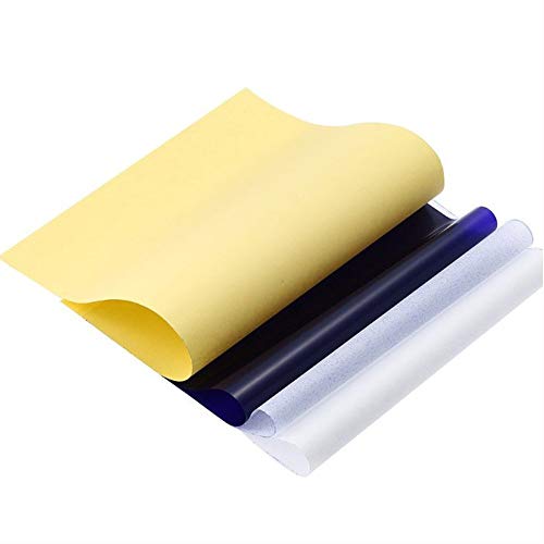 אטומוס קעקוע נייר העברת נייר 25 גיליונות למכונת העברת קעקועים או קעקוע מכונת סטנסיל תרמית פחמן 8.5 x 11 העברת עור אביזרי