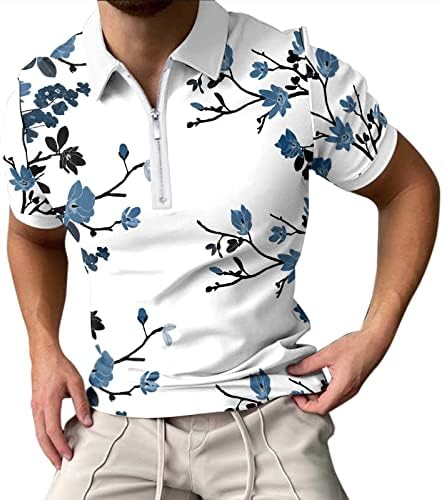 חולצות yhaiogs לגברים Mens Mens חולצת T גבוהה מגברים רגילים עם שרוול רגיל-צווארון כיס מתנות לחולצת טריקו לגברים ייחודיים