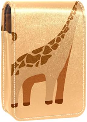 חמוד נייד איפור תיק קוסמטי פאוץ, שפתון מחזיק איפור ארגונית, קריקטורה בעלי החיים ג ' ירפה יפה