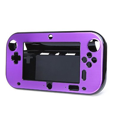 כיסוי מארז אלומיניום של WKELL עבור Nintendo Wii U Gamepad Crelater Prouster, Purple