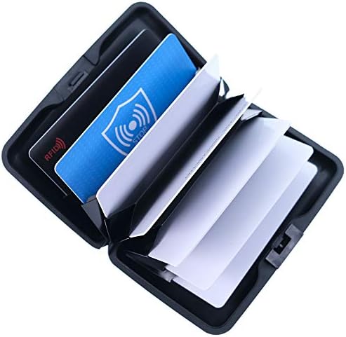 אלומיניום ארנק אשראי כרטיסי מחזיק עבור נשים גברים מתכת מזהה מקרה כרטיס ביקור מקרה מיני קשה מקרה