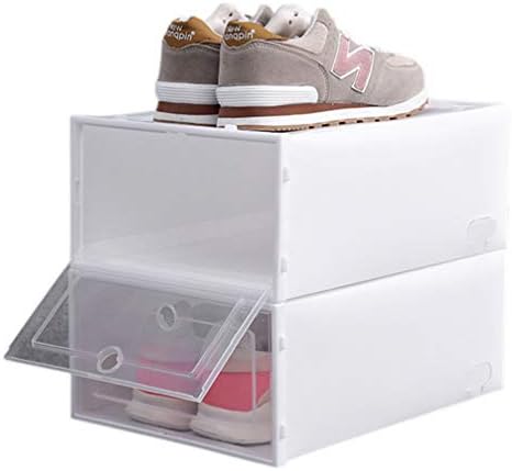 קופסאות אחסון נעליים של קאבילוק קופסאות נעליים מארז 6 יחידות קופסאות נעליים נעלי כדורסל תצוגה מארז נעל נעל מכולה ערימה קופסת