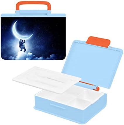 Alaza Astronaut Moon Planet Space Galaxy Bento Bento Box