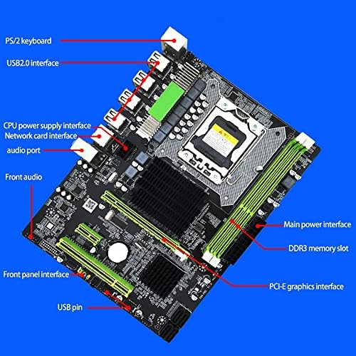 Laiaouay X58 Motherboard LGA 1366 DDR3 DIMM PCIE X16 8 ממשק USB לוח האם תומך ב- RECC ו- XEON I7 Series CPU