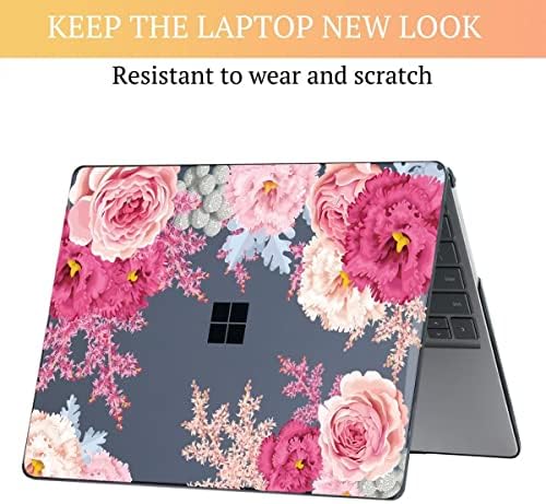 Cissook Case עבור Microsoft Surface 12.4 מחשב נייד Go 2/1 דגם 1943/2013 2022 2020 שחרור, מארז מעטפת קשה מפלסטיק עם כיסוי