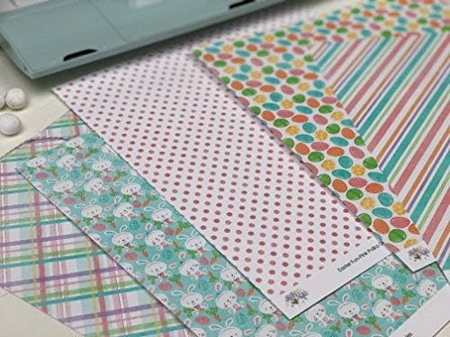 חבילת נייר תבניות - כיף פסחא - אוסף המומחיות של Scrapbook Premium נייר חד צדדי 12 x12 כולל 16 גיליונות - מאת מיס קייט חתכים