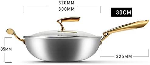 כלי בישול סט ווק מחבת מחבת מחבת כפולה שאינו מקל מטבח סיר סט מטבח כלי