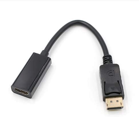 DisplayPort לממיר מתאם HDMI תמיכה 1080p עבור Dell HP Lenovo ומותג אחר