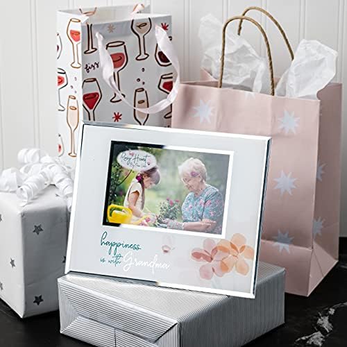 חברת מתנות ביתן 6 x 4 אושר צילום הוא עם מסגרת תמונה אופקית של סבתא, 9.25 x 7.25 כן כן כן, ורוד