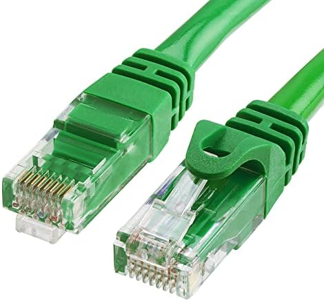 CMPLE CAT6 כבל Ethernet 10 ג'יגה -ביט לשנייה - כבל רשת מחשב עם מחברי RJ45 מצופים זהב, 550 מגה הרץ CAT6 רשת Ethernet LAN תומך