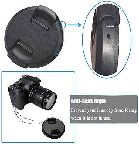מכסה עדשה של 72 ממ עבור Nikkor Z 24-70 ממ F/4 S עדשה למצלמת Nikon Z7 Z6, 72 ממ מכסה עדשות SNAP-ON עבור FUJI XF16-80