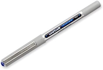 עטים גלוליים של Uniball Vision עם נקודה עדינה של 0.7 ממ, כחול, 12 ספירה & uniball ג'ל עטים, 207 ג'ל סימוני עם