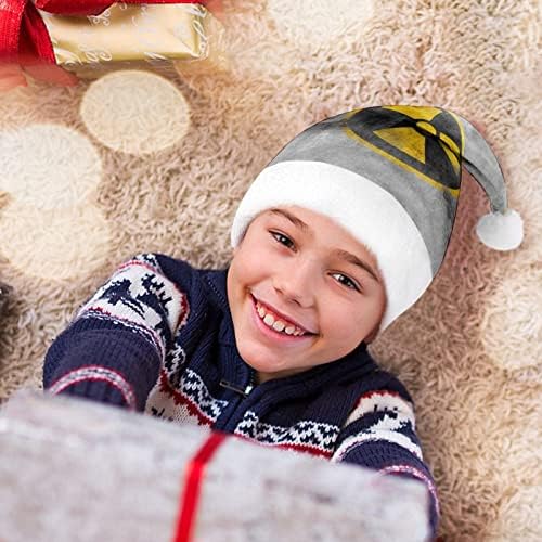 כור גרעיני סמל חג המולד כובעי סנטה כובע עבור חג המולד חג משפחה מודפס