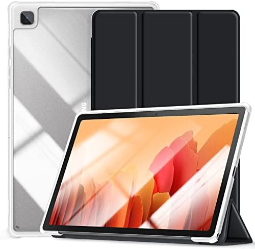 Galaxy Tab A7 Case 10.4 אינץ ', עמדת מגן CASE CLEAR CLERGH CHELL CLERSE LEAD עבור 10.4 אינץ' סמסונג טאב A7 טבלט 2020 - שחור