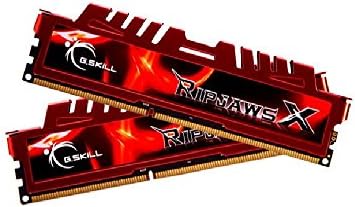 G.Skill Ripjaws X Series 8GB זיכרון שולחן עבודה, 240 פינים DDR3 SDRAM, 1600 מגה הרץ, PC3 12800